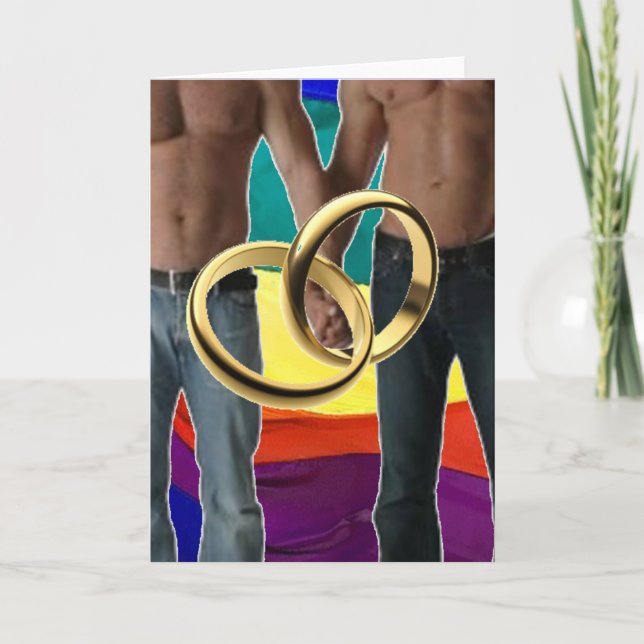 Tarjeta Matrimonio masculino (Anverso)