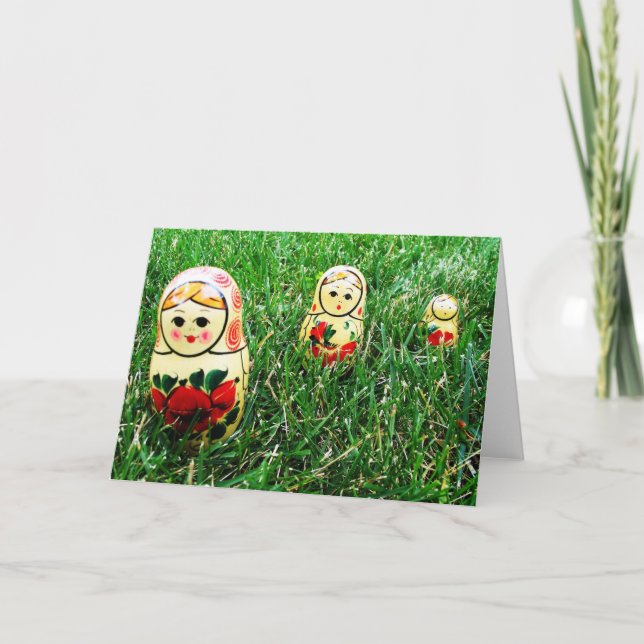 Tarjeta Matryoshka (Anverso)