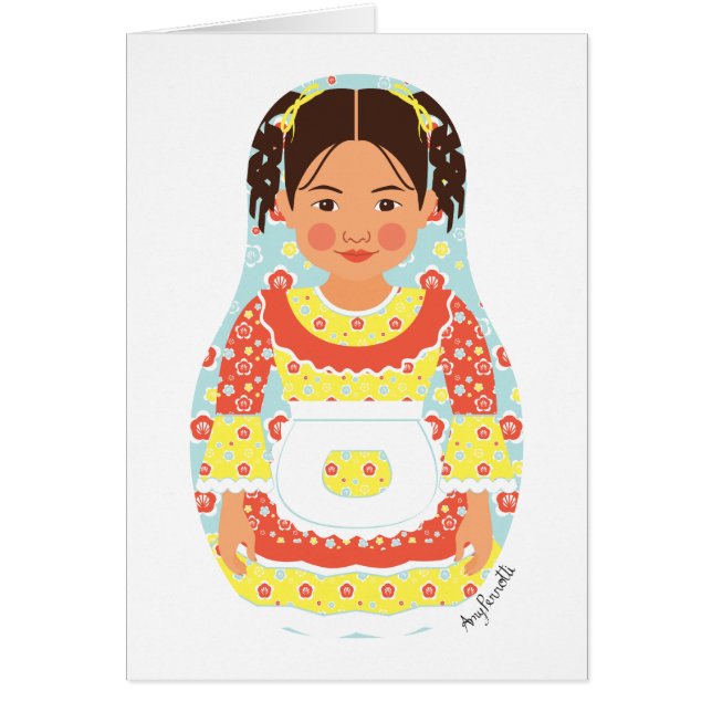 Tarjeta Matryoshka chilena (Frente)