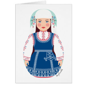 Tarjeta Matryoshka de Bulgaria