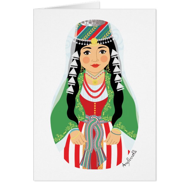 Tarjeta Matryoshka libanesa (Frente)