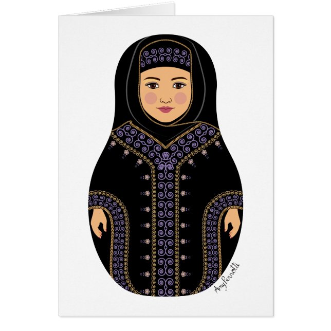 Tarjeta Matryoshka saudita (Frente)