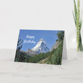 Tarjeta Matterhorn 2 Cumpleaños
