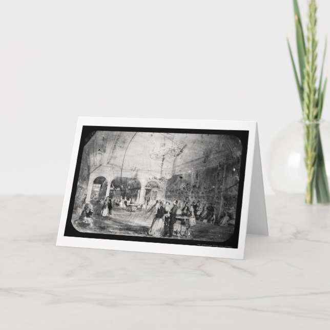 Tarjeta Matthew Brady Daguerreoype 1854 (Anverso)