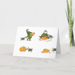 Tarjeta Matty and Ty Halloween