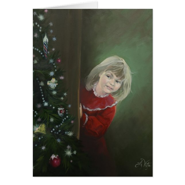 Tarjeta matutina para navidades (Frente)