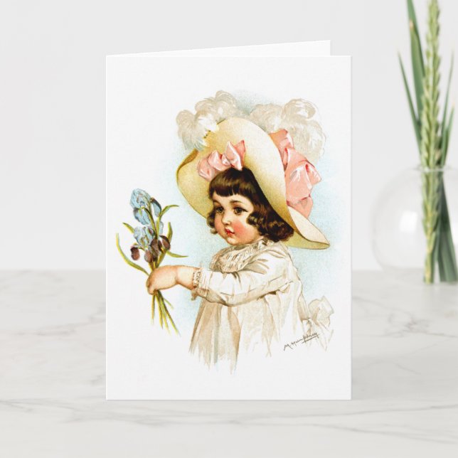 Tarjeta Maud Humphrey: Niño francés (Anverso)