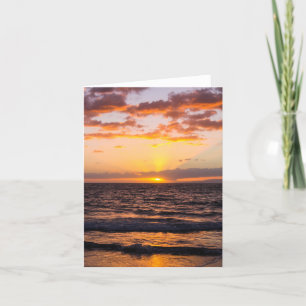 Tarjeta Maui Sunset Notecard