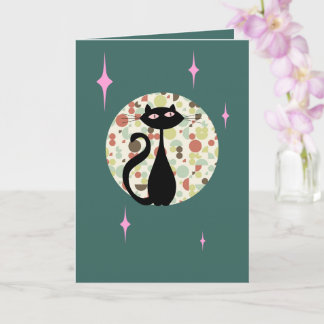 Tarjeta Maullido de gato