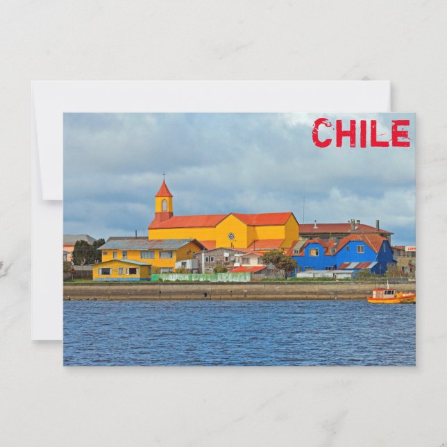 Tarjeta Maullin, Chile (Anverso)