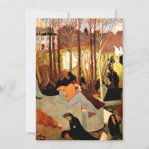 Tarjeta Maurice Denis - Misterio de Pascua, pintura de art