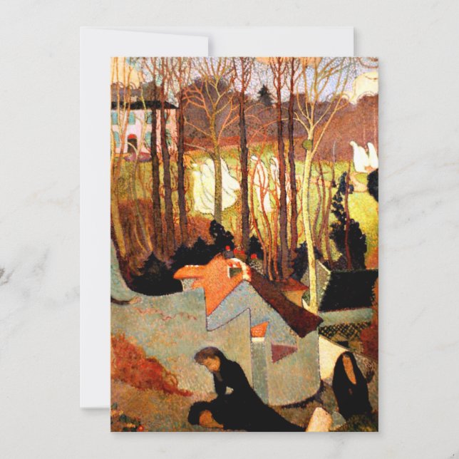 Tarjeta Maurice Denis - Misterio de Pascua, pintura de art (Anverso)