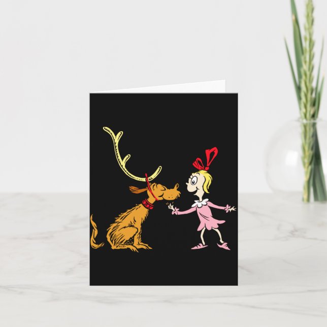 Tarjeta Max Cindy Lou Who  (Anverso)