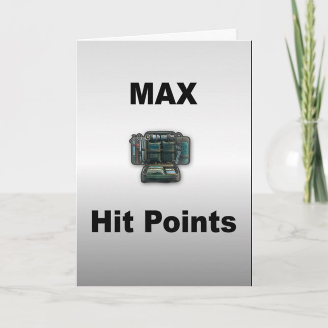Tarjeta MAX Hit Points (Anverso)