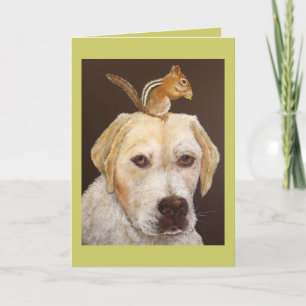Tarjeta Max y Mr. Chipmunk