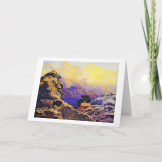 Tarjeta Maxfield Parrish, consiguiendo lejos de él todo,