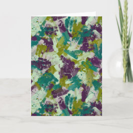 Tarjeta Maximalist Paint Splatters