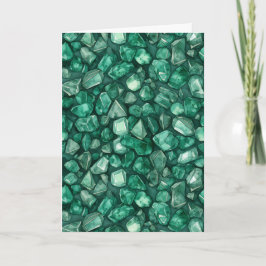 Tarjeta May Birthstone Emerald Birday Card