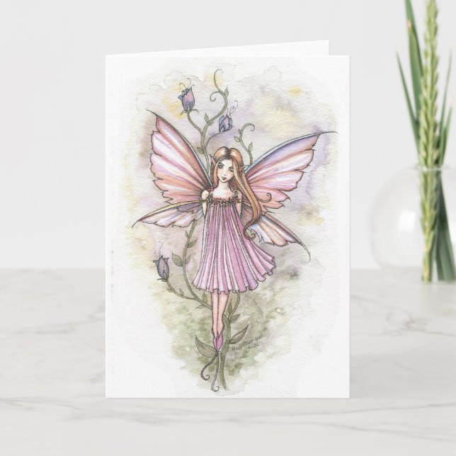 Tarjeta May Fairy Ilustracion de Molly Harrison Art (Anverso)