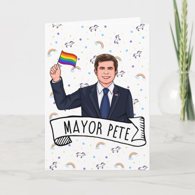 Tarjeta Mayor Pete Pride (Anverso)
