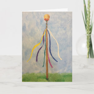 Tarjeta Maypole Birthday Greeting Card