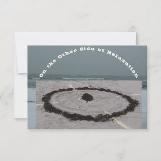 Tarjeta Maze de playa plana