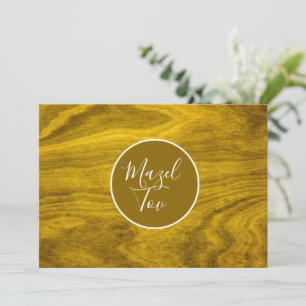 Tarjeta Mazel Tov, Felicitaciones Judías, Elegante