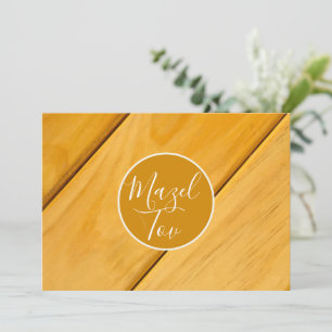 Tarjeta Mazel Tov, Felicitaciones Judías Elegantes
