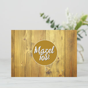 Tarjeta Mazel Tov, Judío Moderno Elegante, Felicid