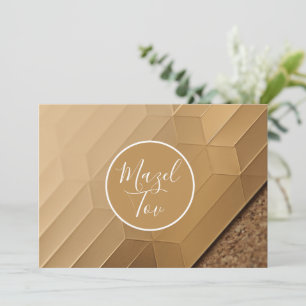 Tarjeta Mazel Tov, Moderna Elegante, Felicitacione