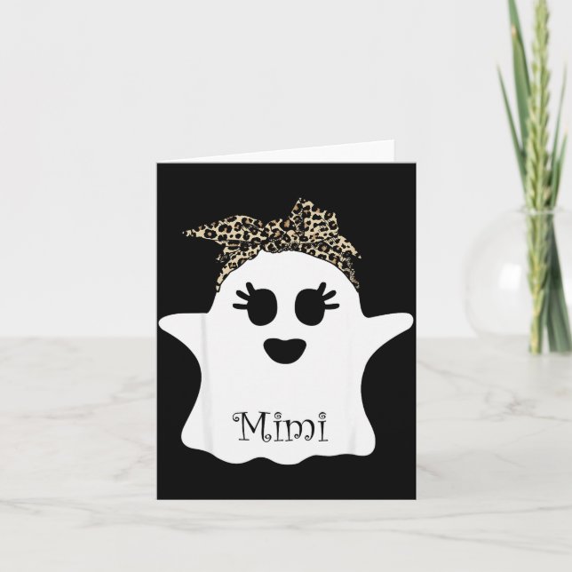Tarjeta Mb Soky Mimi Ghost Bandana Boo Halloween Family Ma (Anverso)