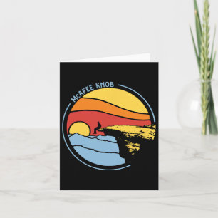 Tarjeta Mcafee's Knob Trail Senderismo gigante estrella Ro