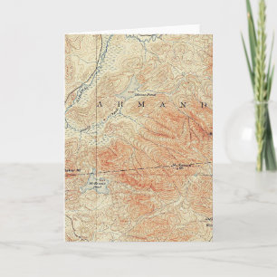 Tarjeta McKenzie y Moose Ponds, detalles de la montaña McK