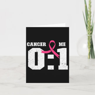 Tarjeta Me 1 Cáncer 0 Sensibilización sobre el Cáncer de M