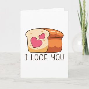 Tarjeta Me Ahogas Que Has Pan Comida Pun Valentine