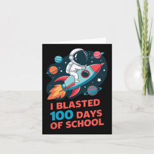 Tarjeta Me Arrojé Por 100 Días De Diversión Escolar