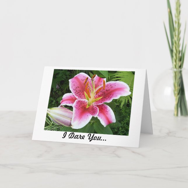 Tarjeta Me atrevo le a amarme (Anverso)