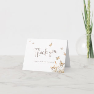 Tarjeta Me Da Mariposas Ducha Bridal Gracias