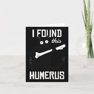Tarjeta Me Da Miedo Que Este Humerus Cat Black De Medi Hum