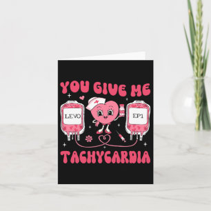 Tarjeta Me Das Taquicardia Icu Enfermera Vida San Valentín