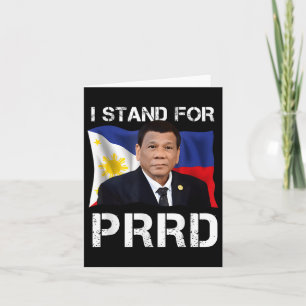 Tarjeta Me Defiendo A La Partidaria Del Príster Digong Dut