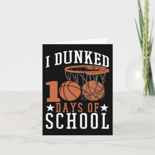 Tarjeta Me Dormí 100 Días En La Escuela De Jardines Infant