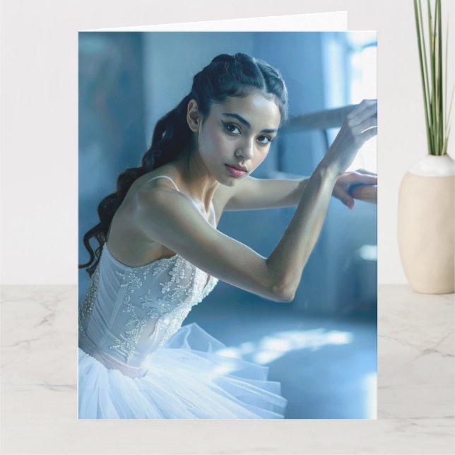 TARJETA ME ENAMORA EL BALLET - BALLET & DANZA (Anverso)