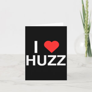 Tarjeta Me encanta (corazón) Huzz divertido novedad Gen Z 