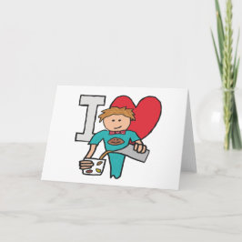 Tarjeta Me encanta el café