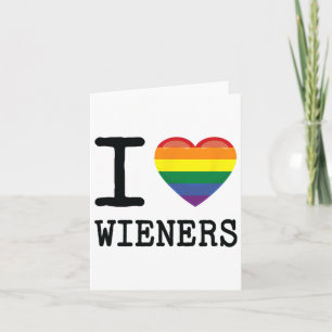Tarjeta Me Encanta El Hogar De Un Orgullo Arcoiris Lgbtq H