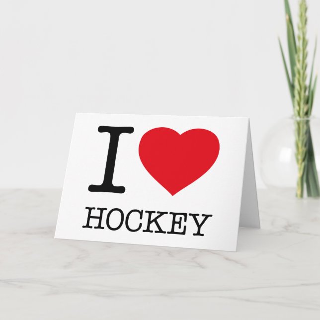 TARJETA ME ENCANTA HOCKEY (Anverso)