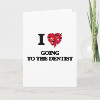 Tarjeta Me encanta ir al dentista