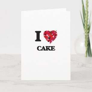 Tarjeta Me encanta la tarta