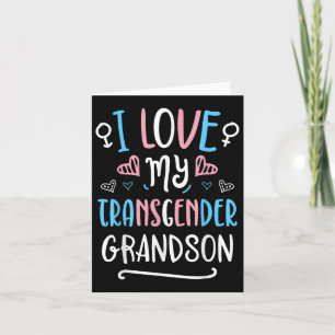 Tarjeta Me Encanta Mi Abuela Transgénero Lgbt Trans Orgull